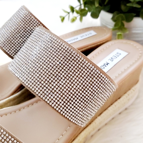 Steve Madden Mistee Rhinestone Sandals - Picture 7 of 11